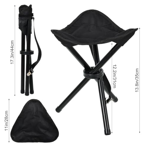 CebraBounze 14.6-Inch Lightweight Tripod Camping Stool