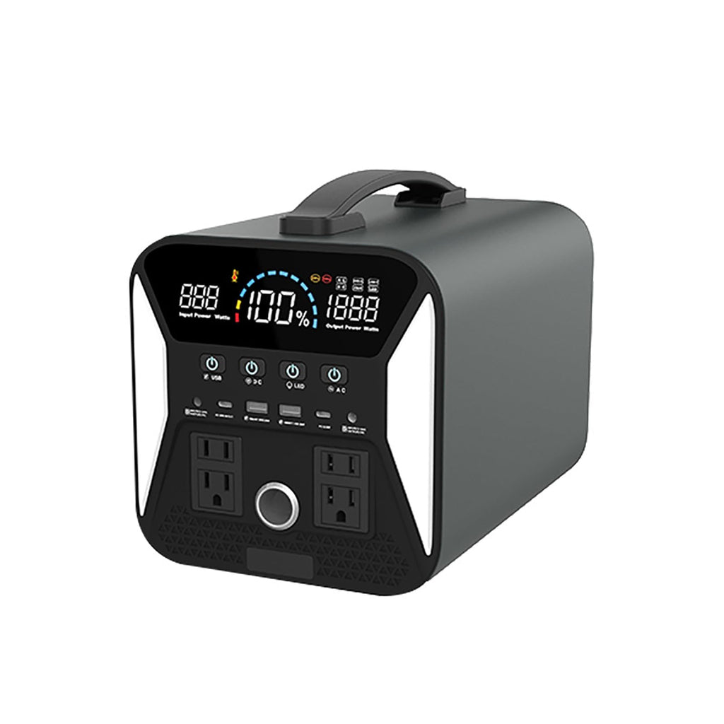 1000W 1024Wh Portable Power Station for Camping and Backup