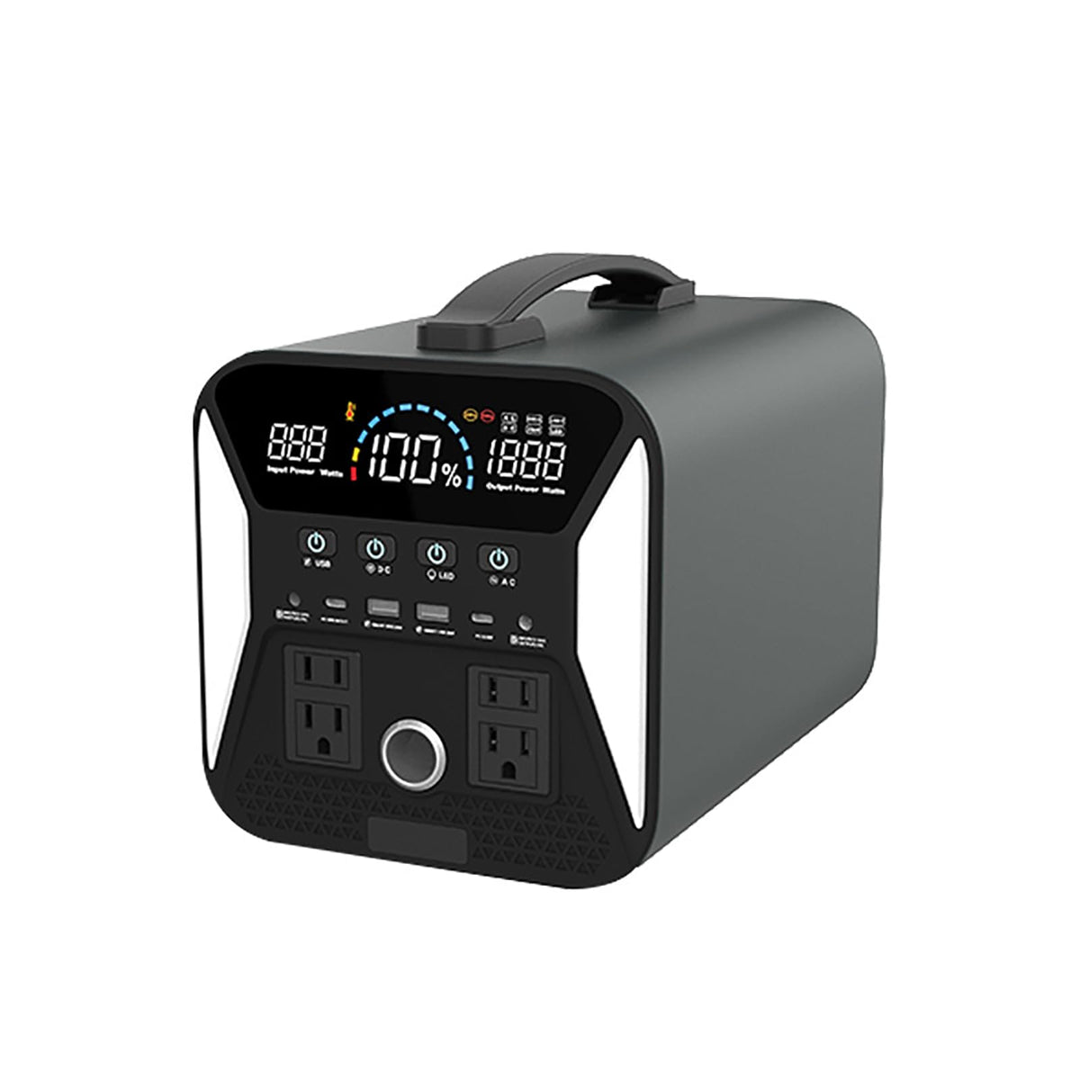 1000W 1024Wh Portable Power Station for Camping and Backup