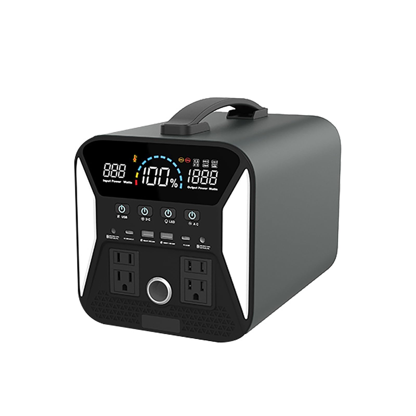 1000W 1024Wh Portable Power Station for Camping and Backup