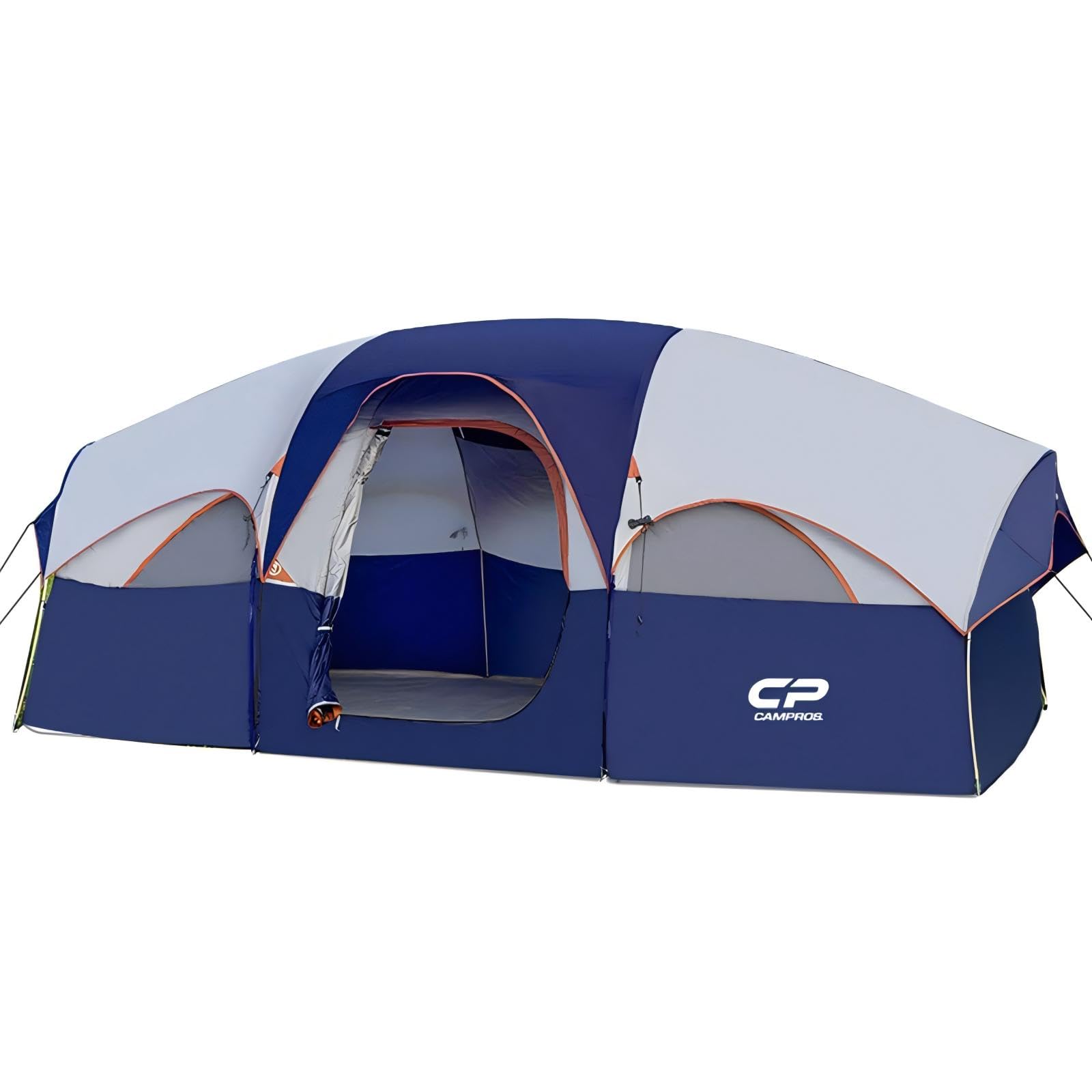 CAMPROS CP 8-Person Camping Tent with Divider and Rainfly