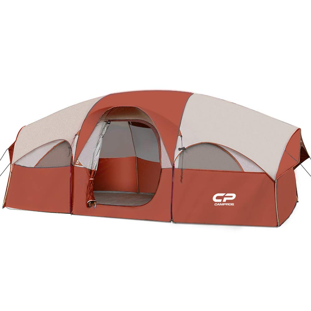 CAMPROS CP 8-Person Camping Tent with Divider and Rainfly