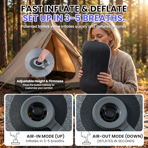 CAMPNREST Ultralight Inflatable Camping Pillow for Travel
