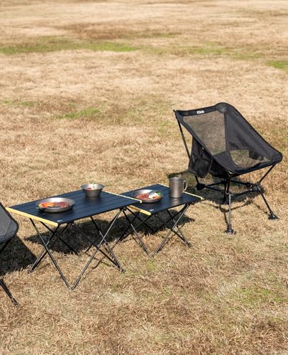 iClimb Ultralight Folding Camping Table with Carry Bag