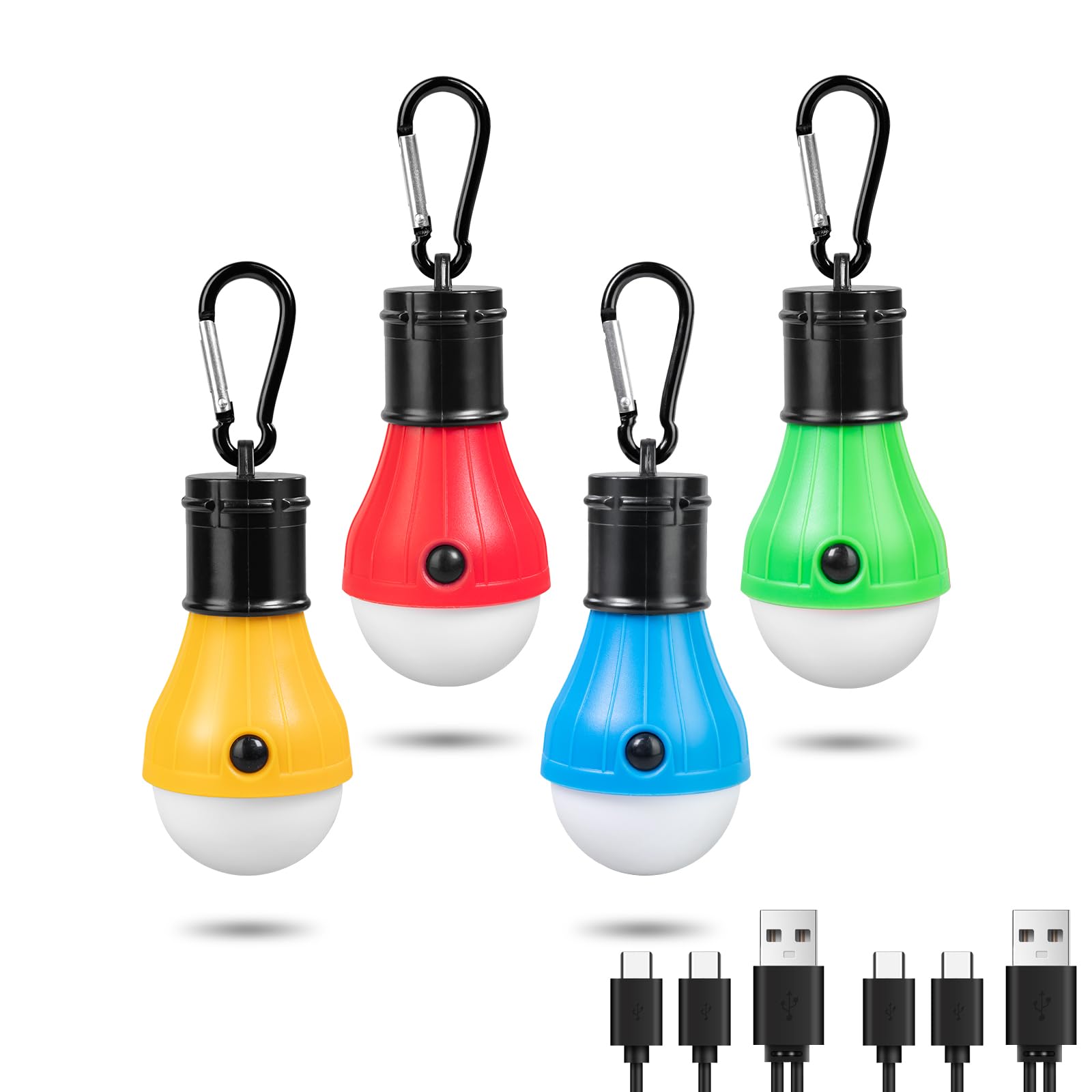 Jarxin Rechargeable LED Camping Lantern with Clip Hook