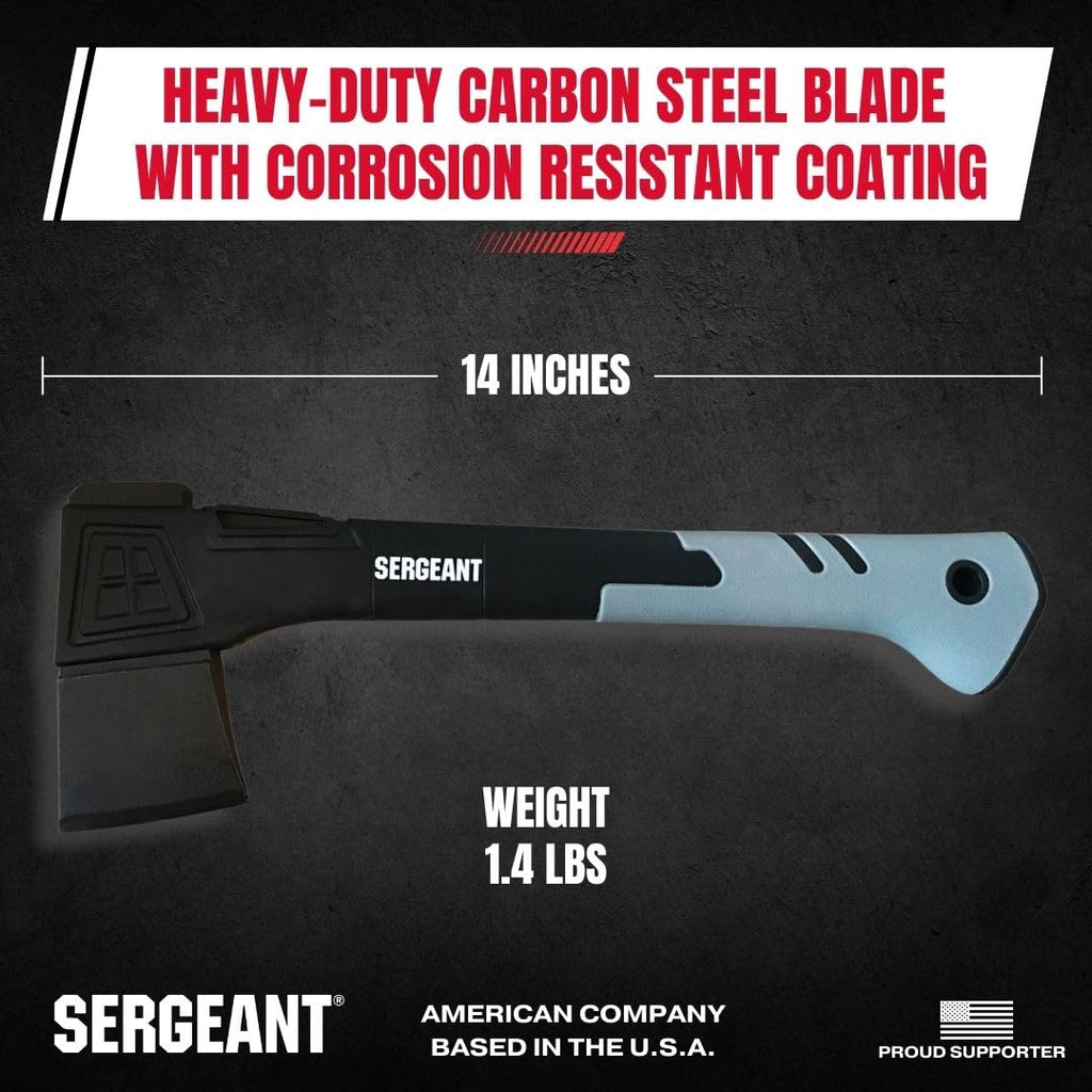 SERGEANT SGT-14 Camping Hatchet with Carrying Case