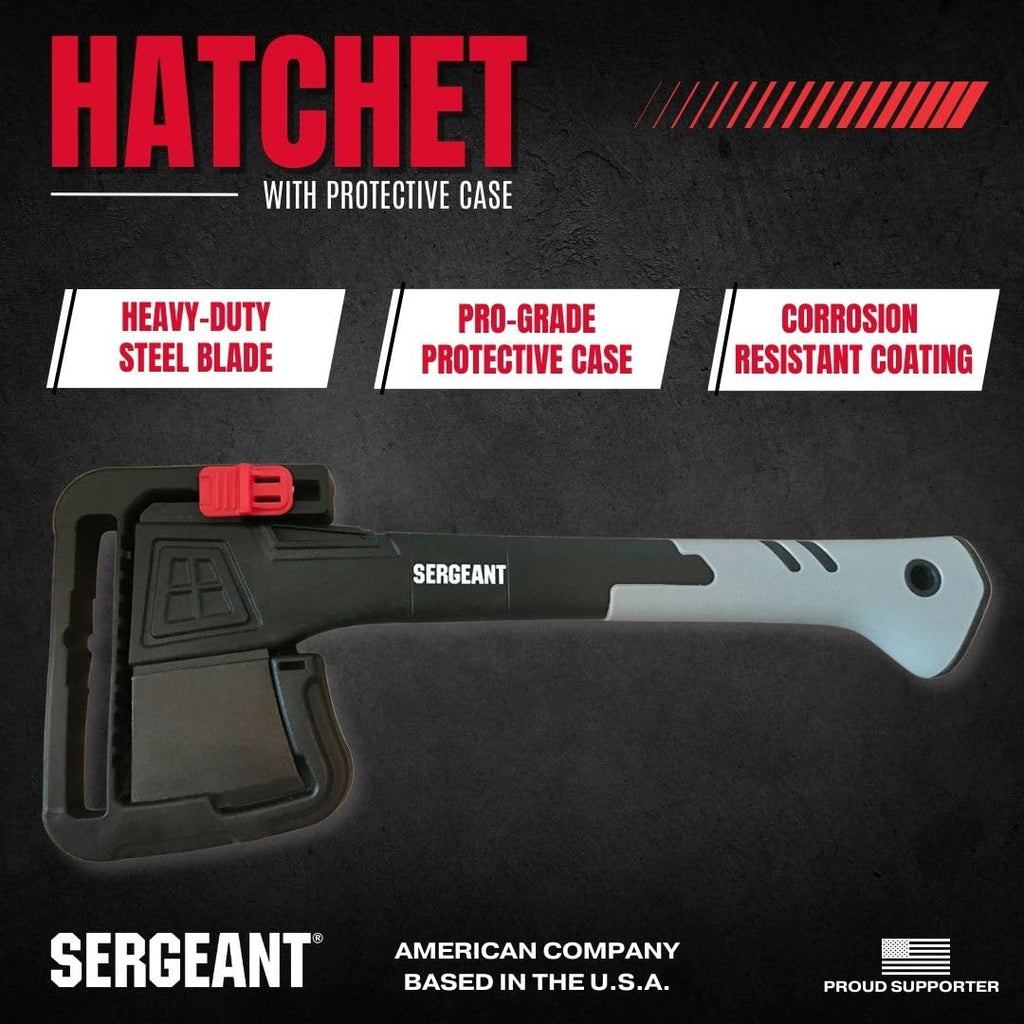 SERGEANT SGT-14 Camping Hatchet with Carrying Case