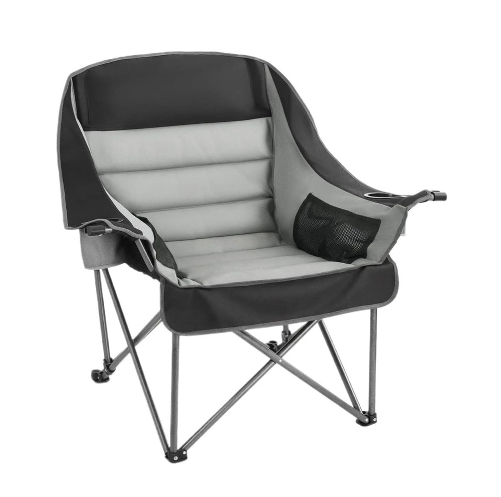 Heavy-Duty Oversized Padded Camping Chair with Carry Bag