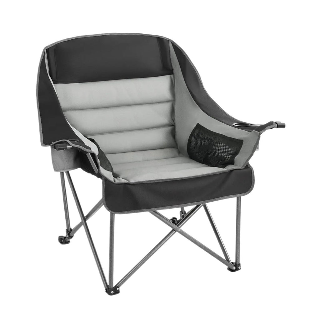 Heavy-Duty Oversized Padded Camping Chair with Carry Bag