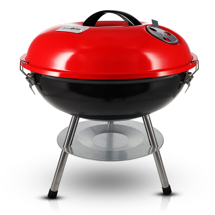 Gas One 14-Inch Portable Charcoal Grill with Locking Lid
