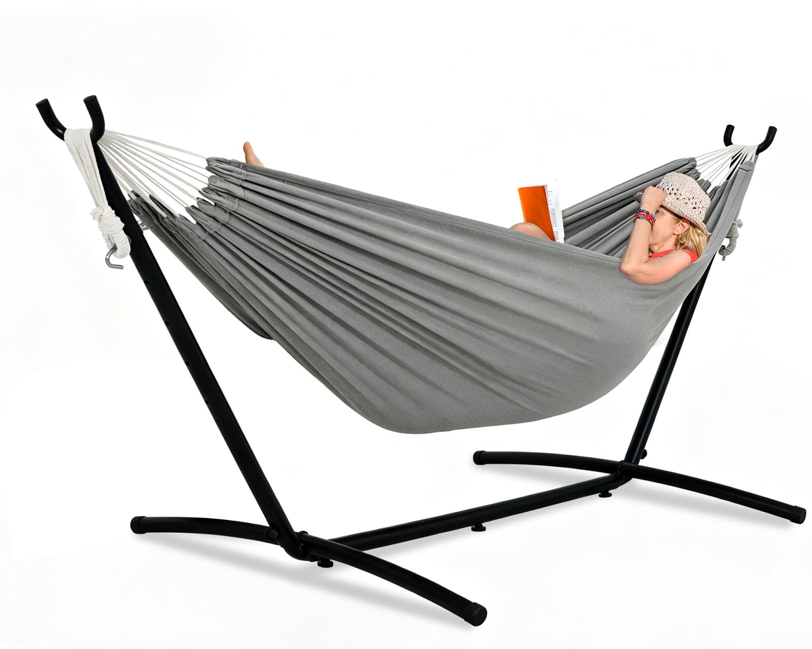 Lazy Daze Double Hammock with 9-Foot Stand and Carry Case