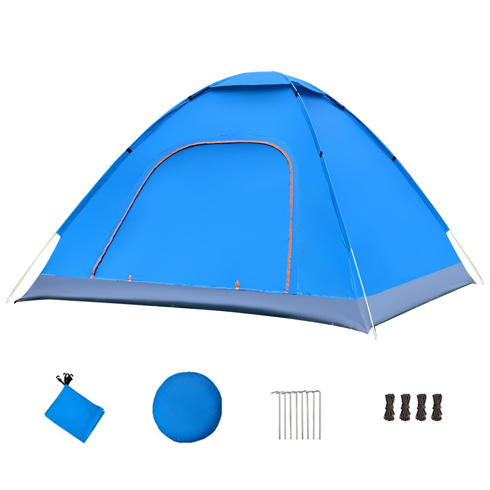 Lightweight 2-Person Pop-Up Camping Tent with Carry Bag