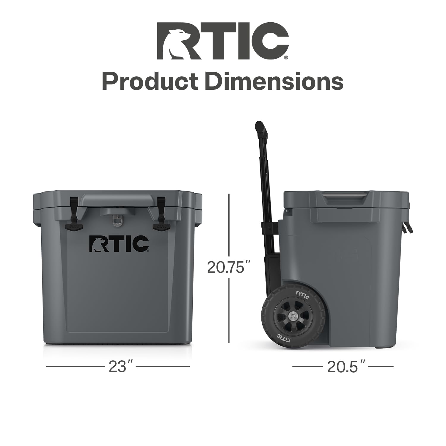 RTIC 45-Quart Ultra-Tough Wheeled Hard Cooler