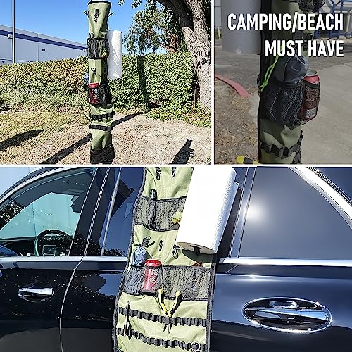 Hanging Campsite Canopy Organizer for Camping Gear