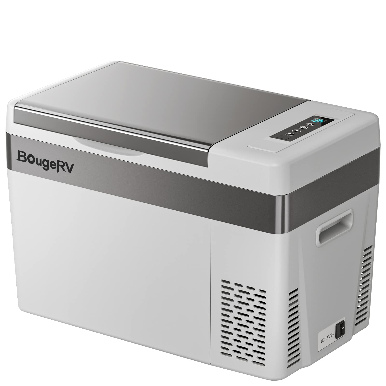 BougeRV 12V Portable Car Refrigerator Freezer for Camping