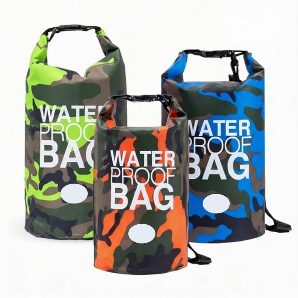 NESTRO HOME 3-Piece Waterproof Roll-Top Dry Bag Set