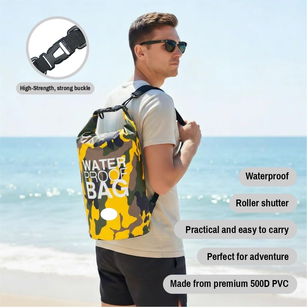 NESTRO HOME 3-Piece Waterproof Roll-Top Dry Bag Set
