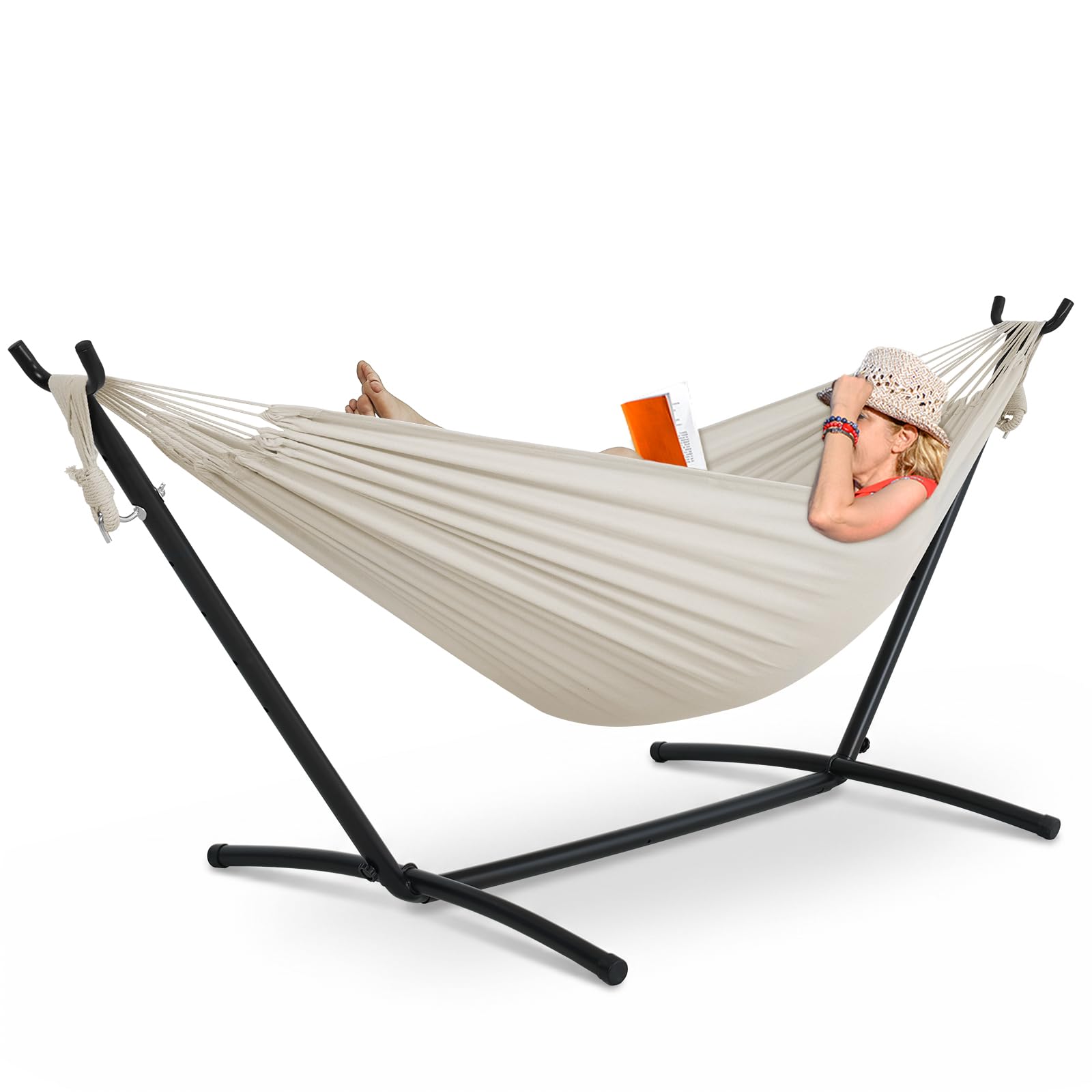 Lazy Daze Double Hammock with 9-Foot Stand and Carry Case