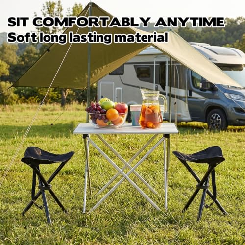 CebraBounze 14.6-Inch Lightweight Tripod Camping Stool