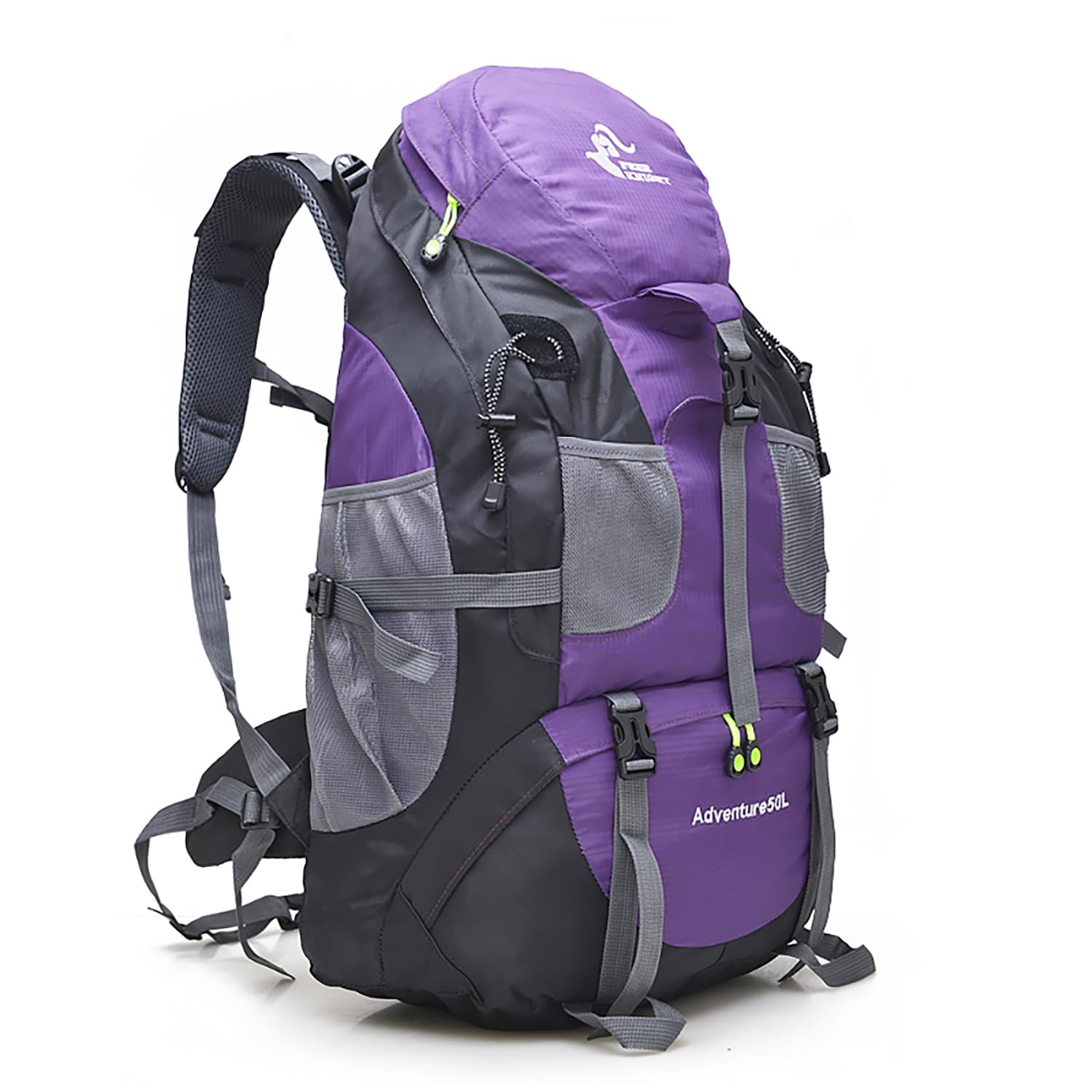 Bseash 50L Water-Resistant Lightweight Hiking Backpack