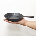 MOZUVE 6-Inch Pre-Seasoned Cast Iron Camping Skillet