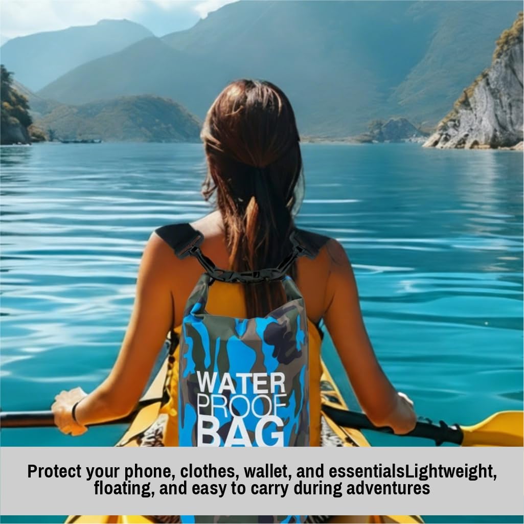 NESTRO HOME 3-Piece Waterproof Roll-Top Dry Bag Set