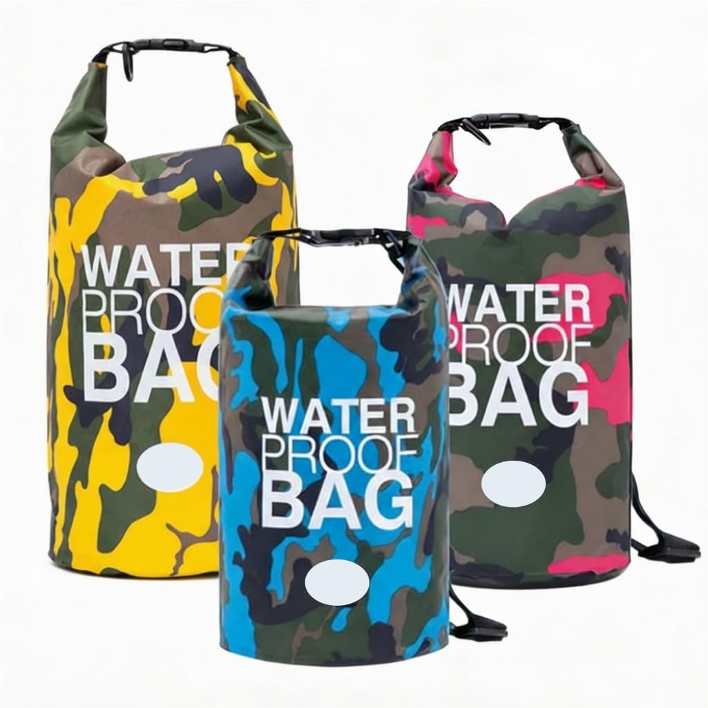 NESTRO HOME 3-Piece Waterproof Roll-Top Dry Bag Set