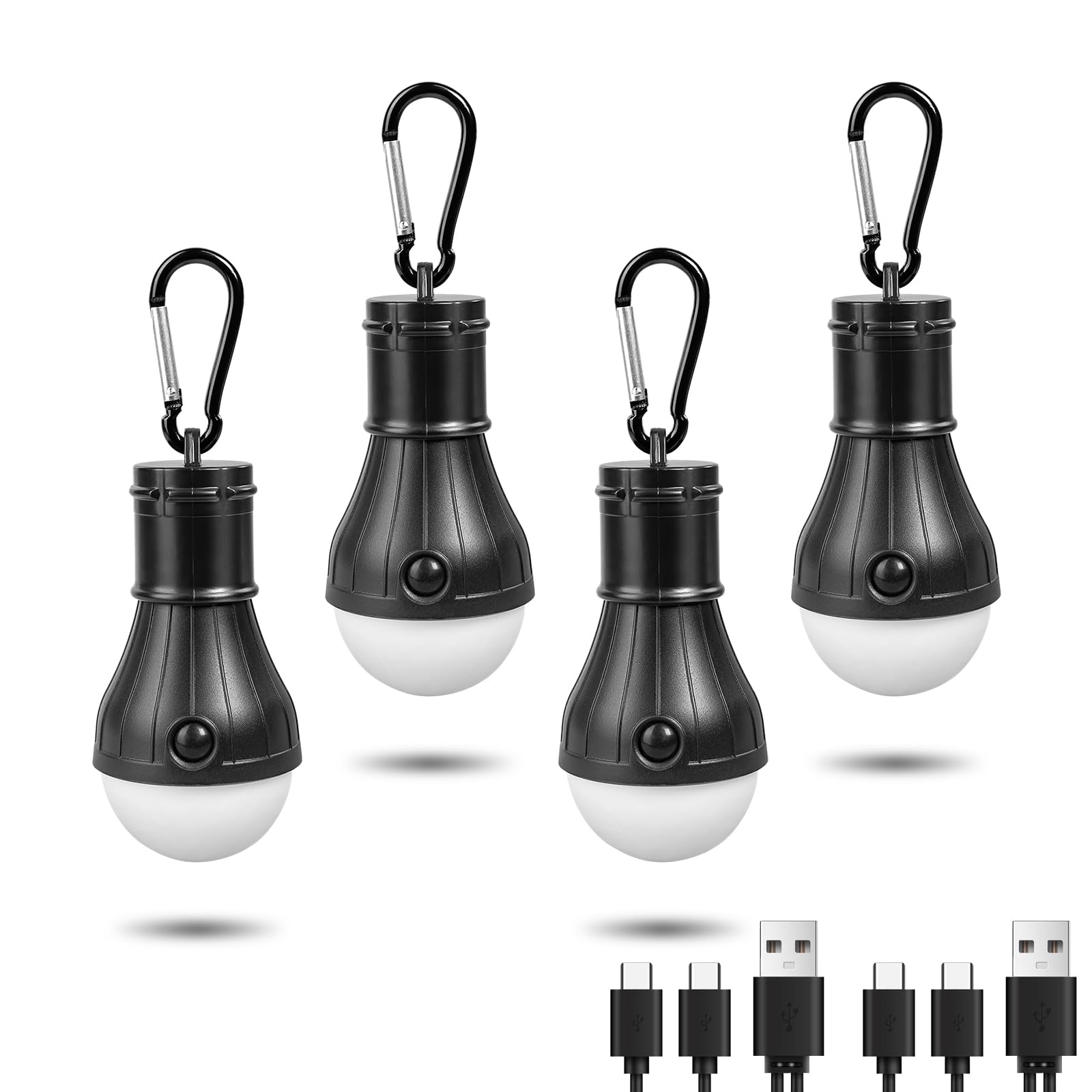 Jarxin Rechargeable LED Camping Lantern with Clip Hook