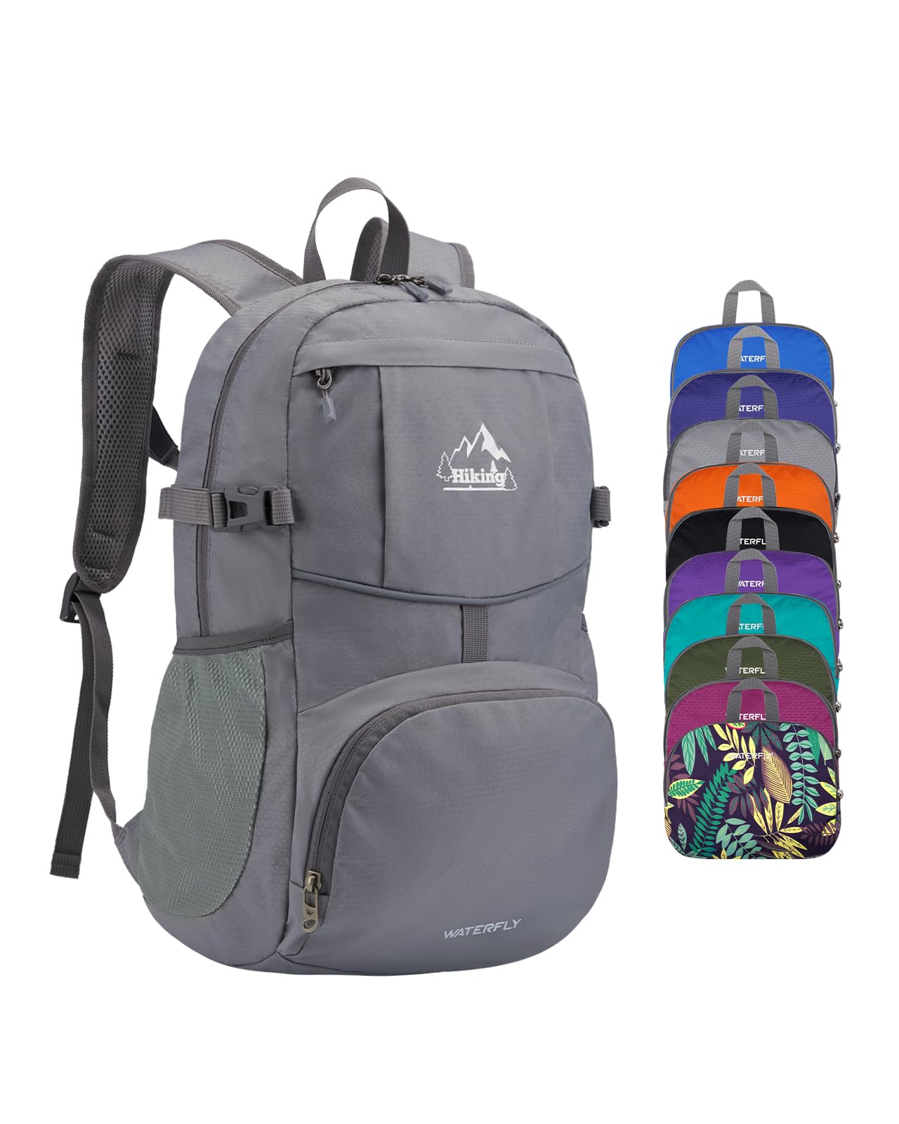 WATERFLY 25/35L Ultralight Packable Hiking Daypack