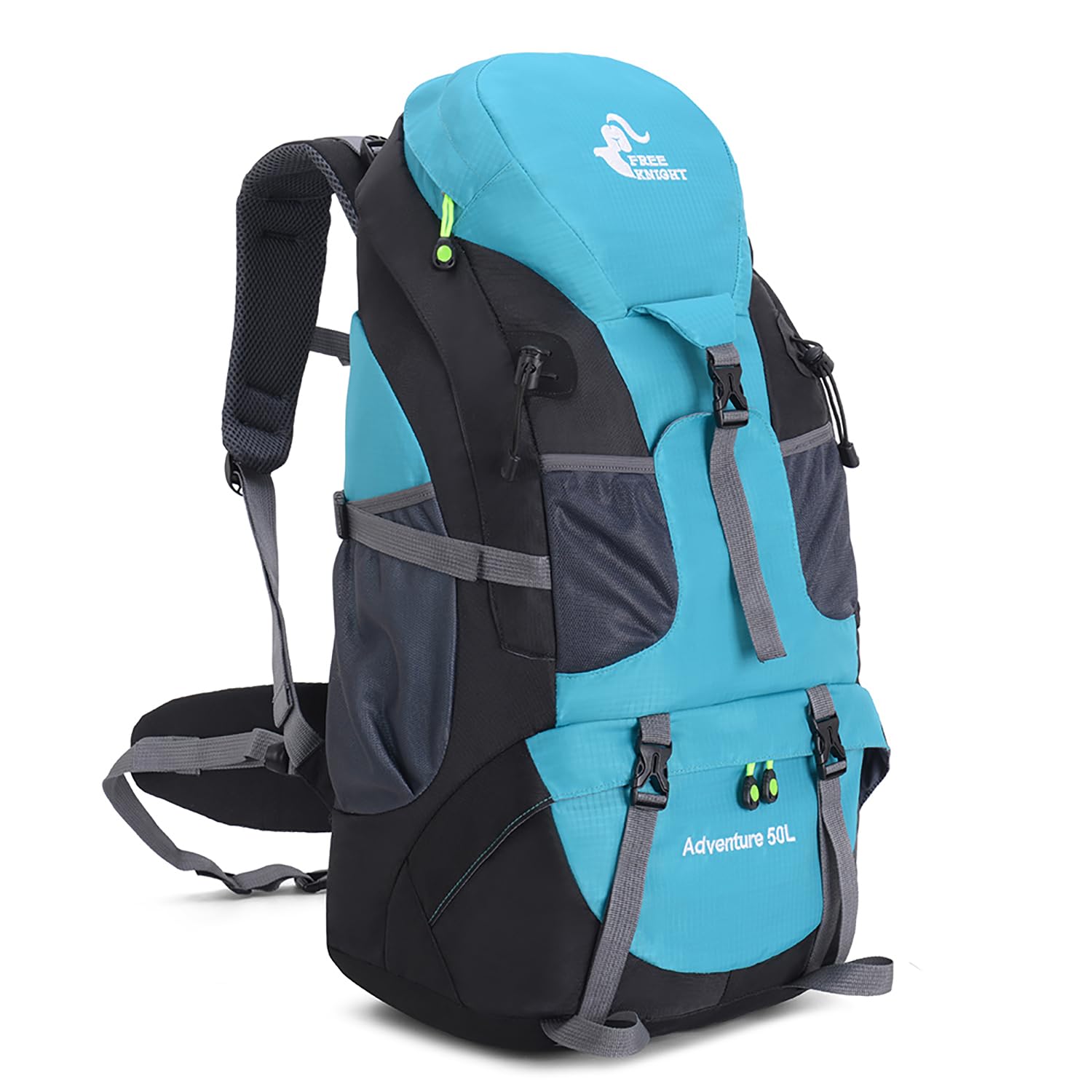 Bseash 50L Water-Resistant Lightweight Hiking Backpack