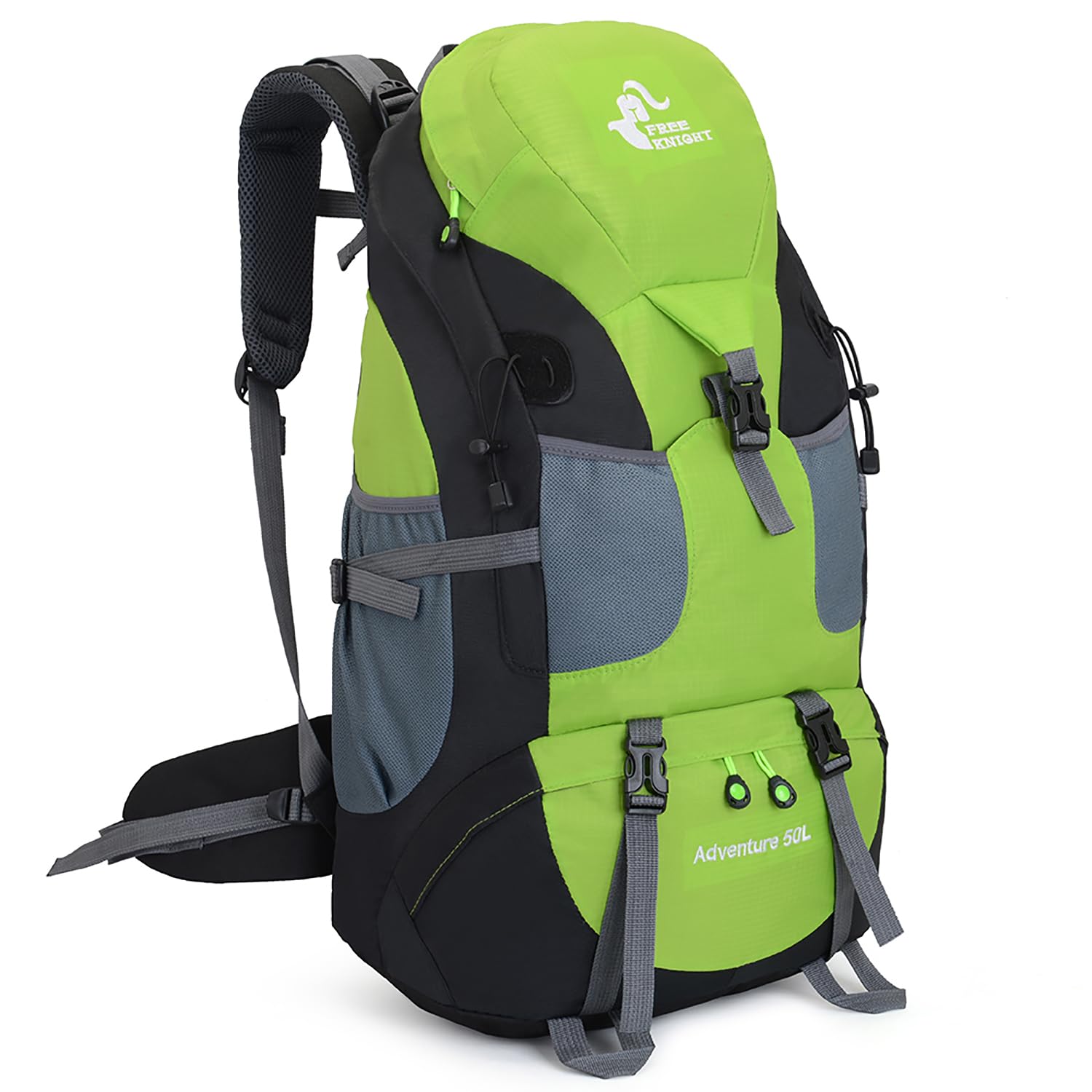 Bseash 50L Water-Resistant Lightweight Hiking Backpack
