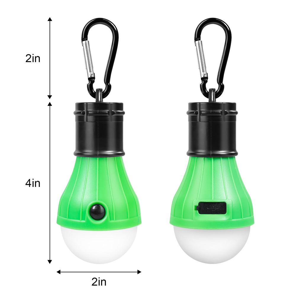 Jarxin Rechargeable LED Camping Lantern with Clip Hook