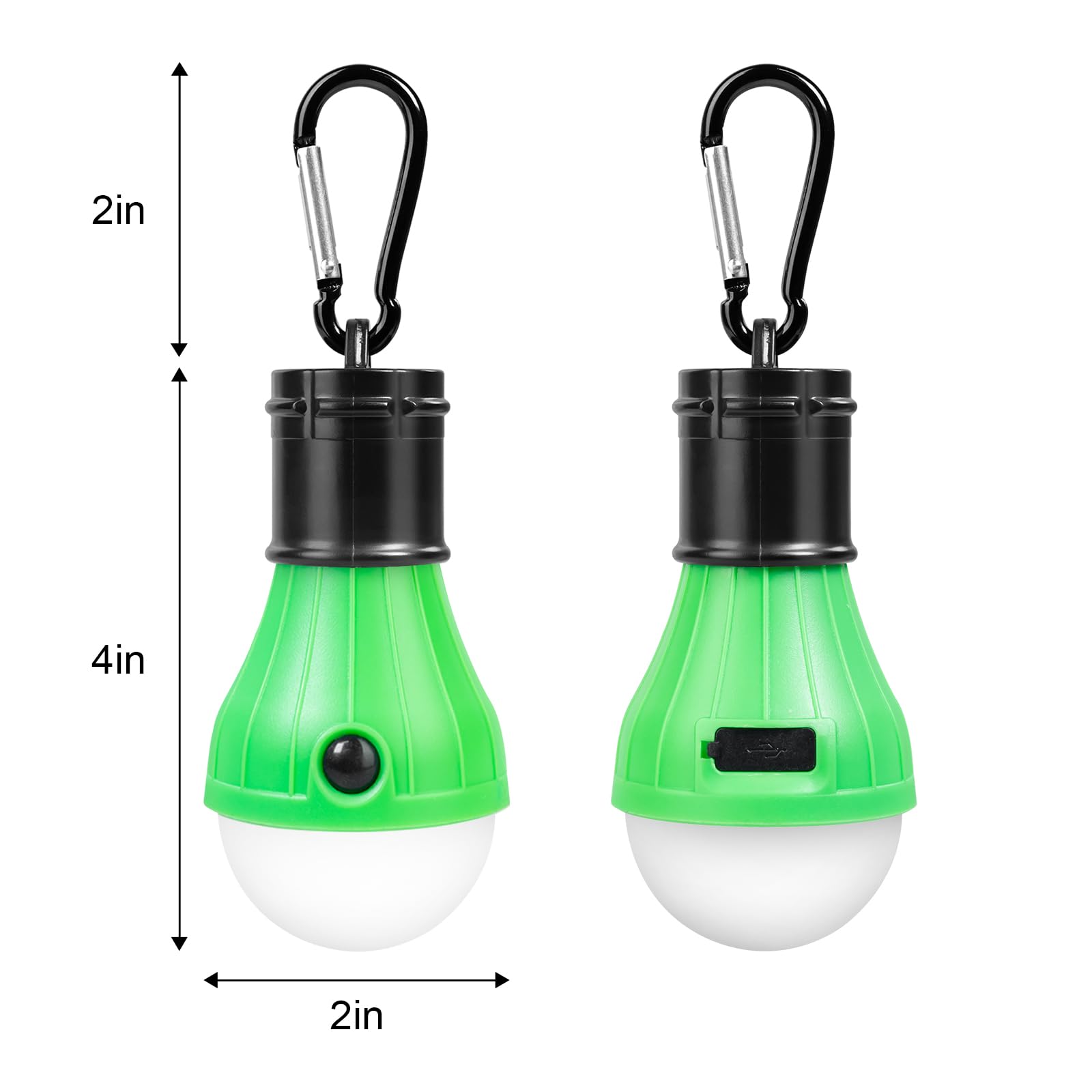 Jarxin Rechargeable LED Camping Lantern with Clip Hook