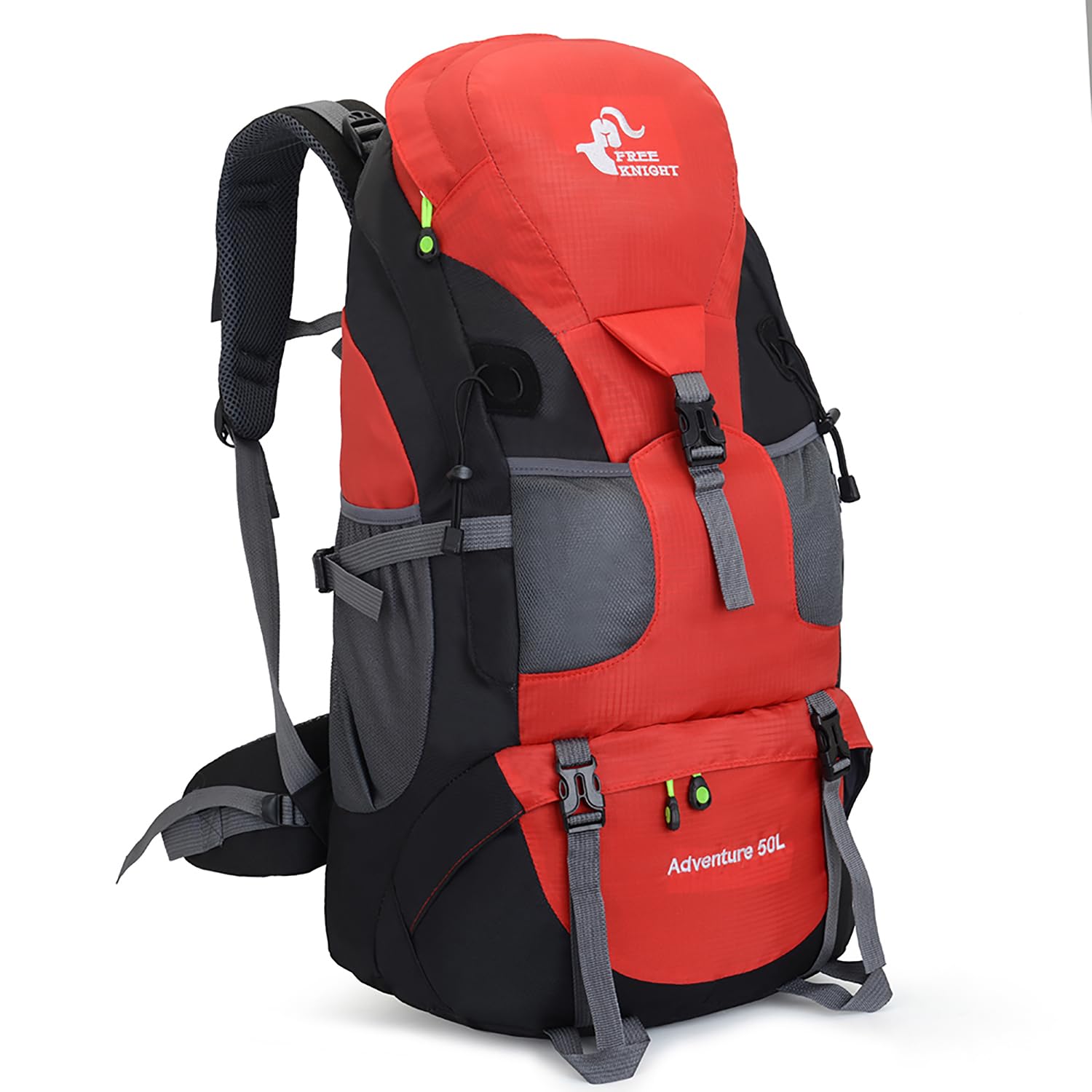 Bseash 50L Water-Resistant Lightweight Hiking Backpack