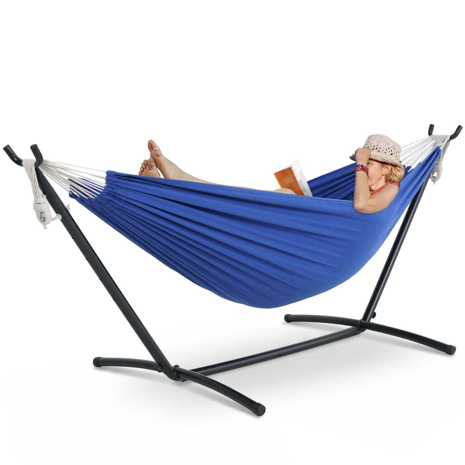 Lazy Daze Double Hammock with 9-Foot Stand and Carry Case