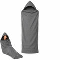 JQZXHQ Adult Wearable Sleep Pod with Hood and Eye Mask