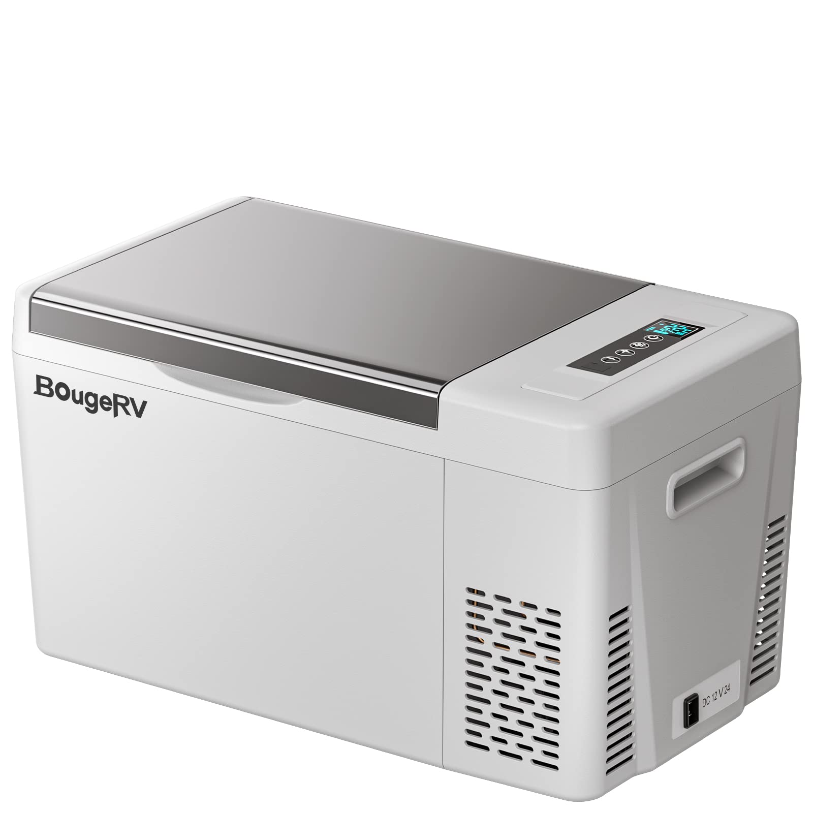 BougeRV 12V Portable Car Refrigerator Freezer for Camping