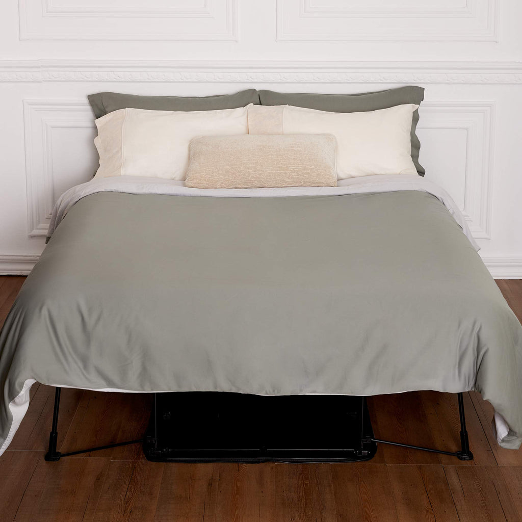 EZ Bed Portable Inflatable Air Mattress with Folding Frame