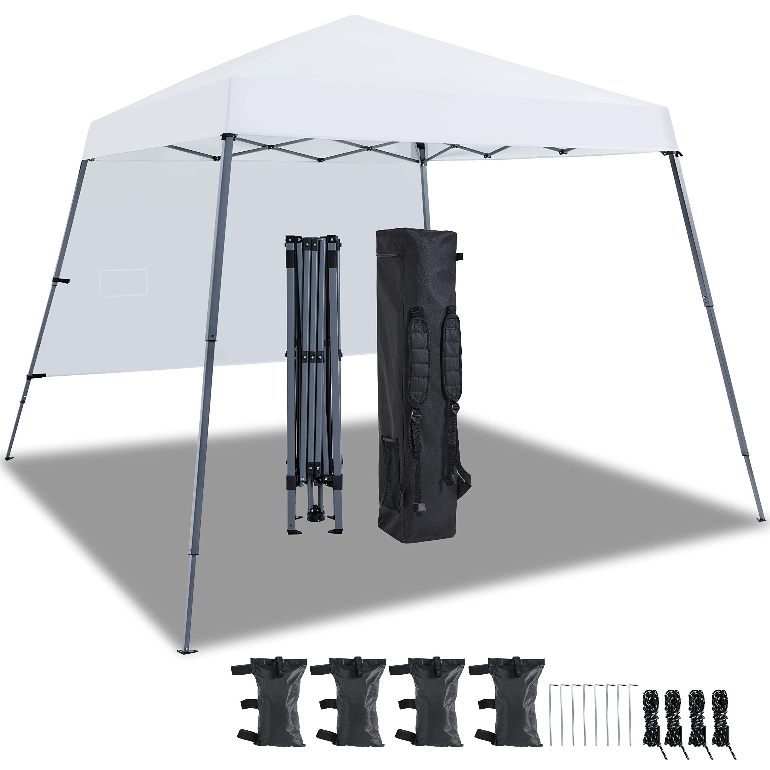 Yaheetech Pop-Up Canopy Tent with Sidewall and Backpack