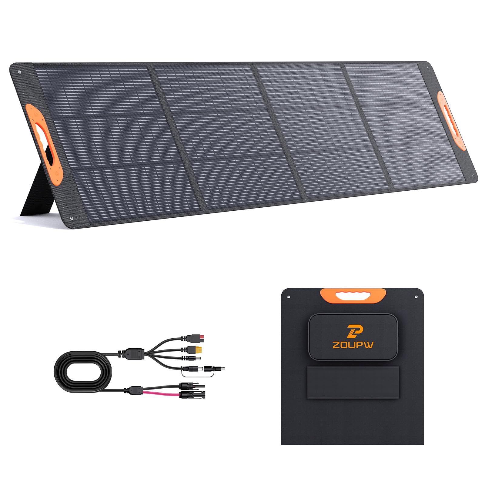 ZOUPW Portable Solar Panel for Camping and Travel
