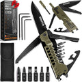 17-in-1 Survival Multitool Knife with Fire Starter