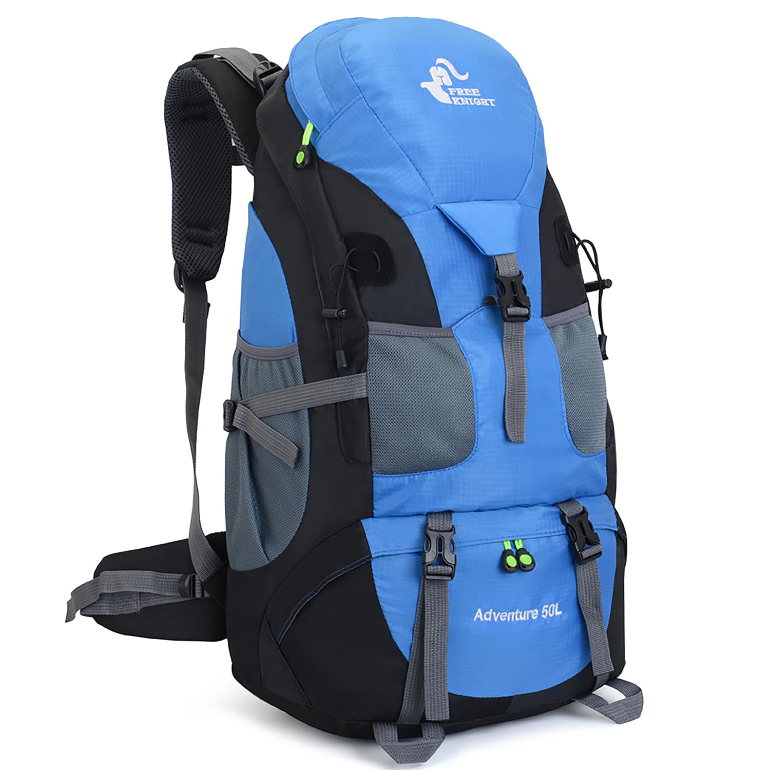 Bseash 50L Water-Resistant Lightweight Hiking Backpack