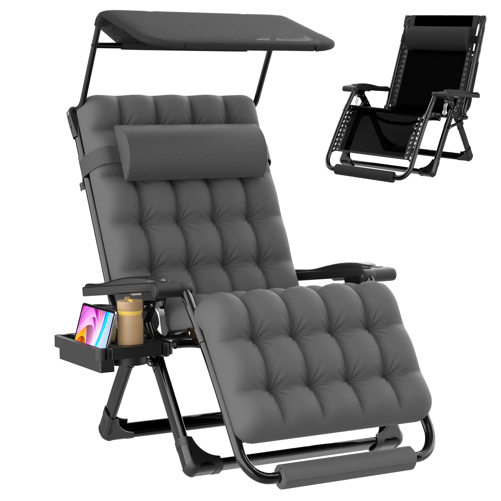Suteck Zero-Gravity Reclining Chair with Canopy