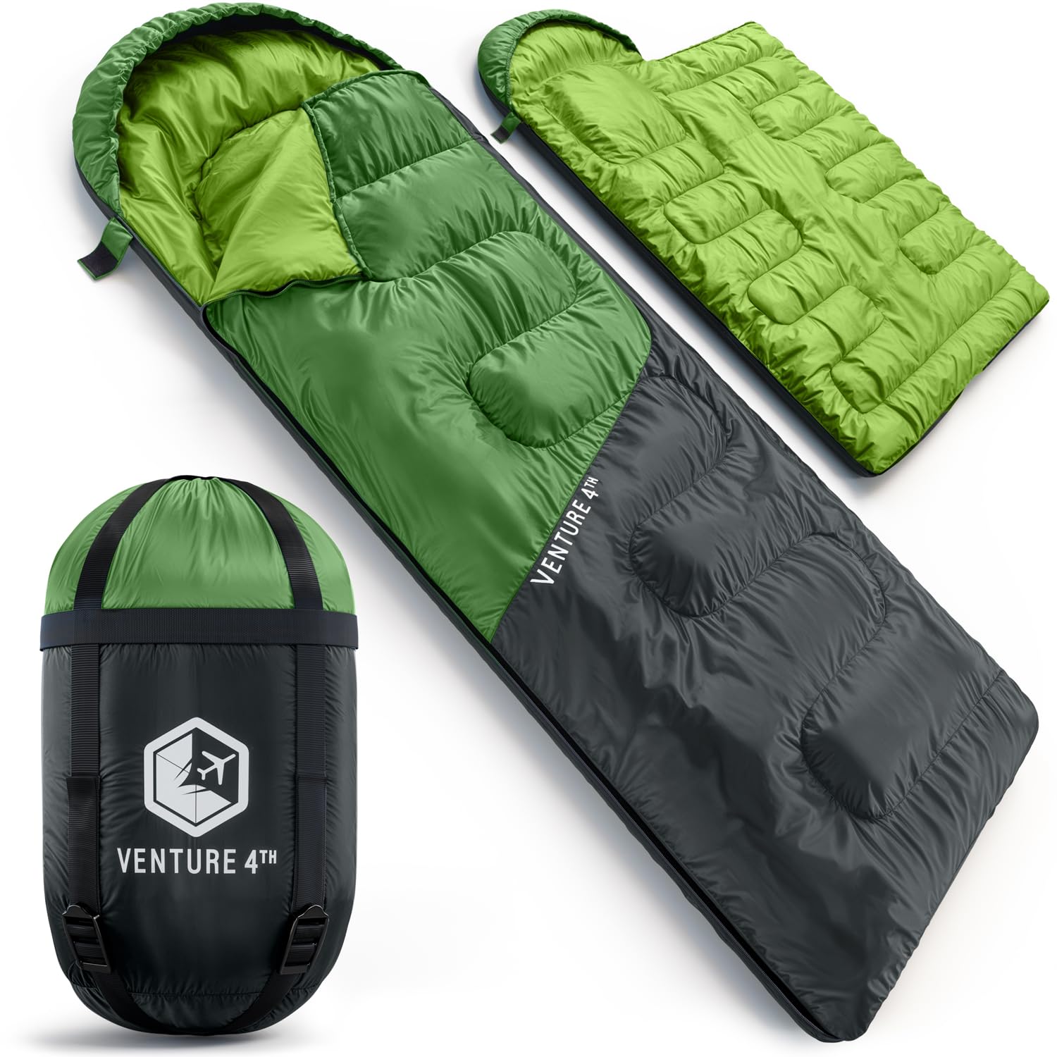 VENTURE 4TH Camping Sleeping Bag in Single, XXL or Double