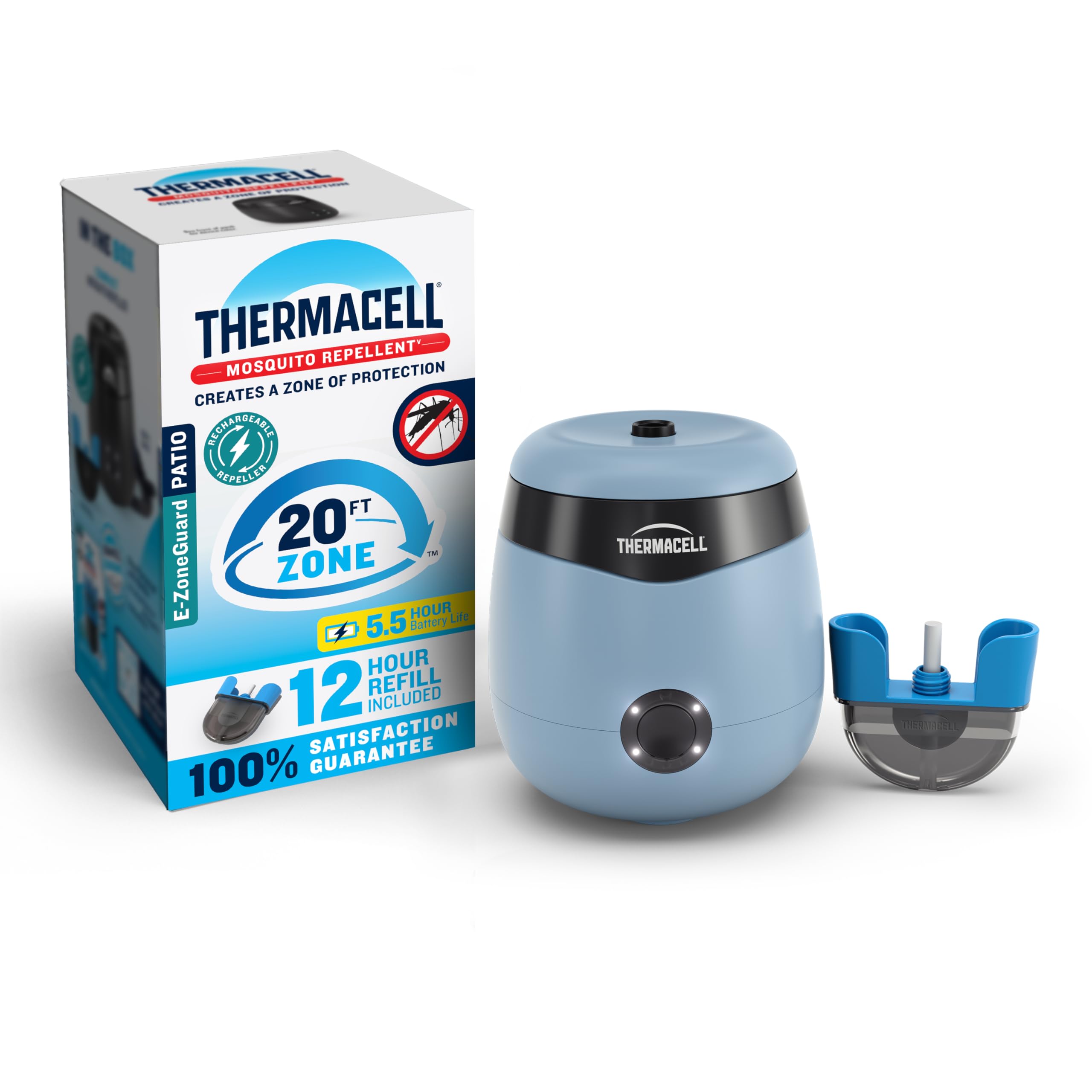 Thermacell E-ZoneGuard Patio Max Rechargeable Mosquito Repeller