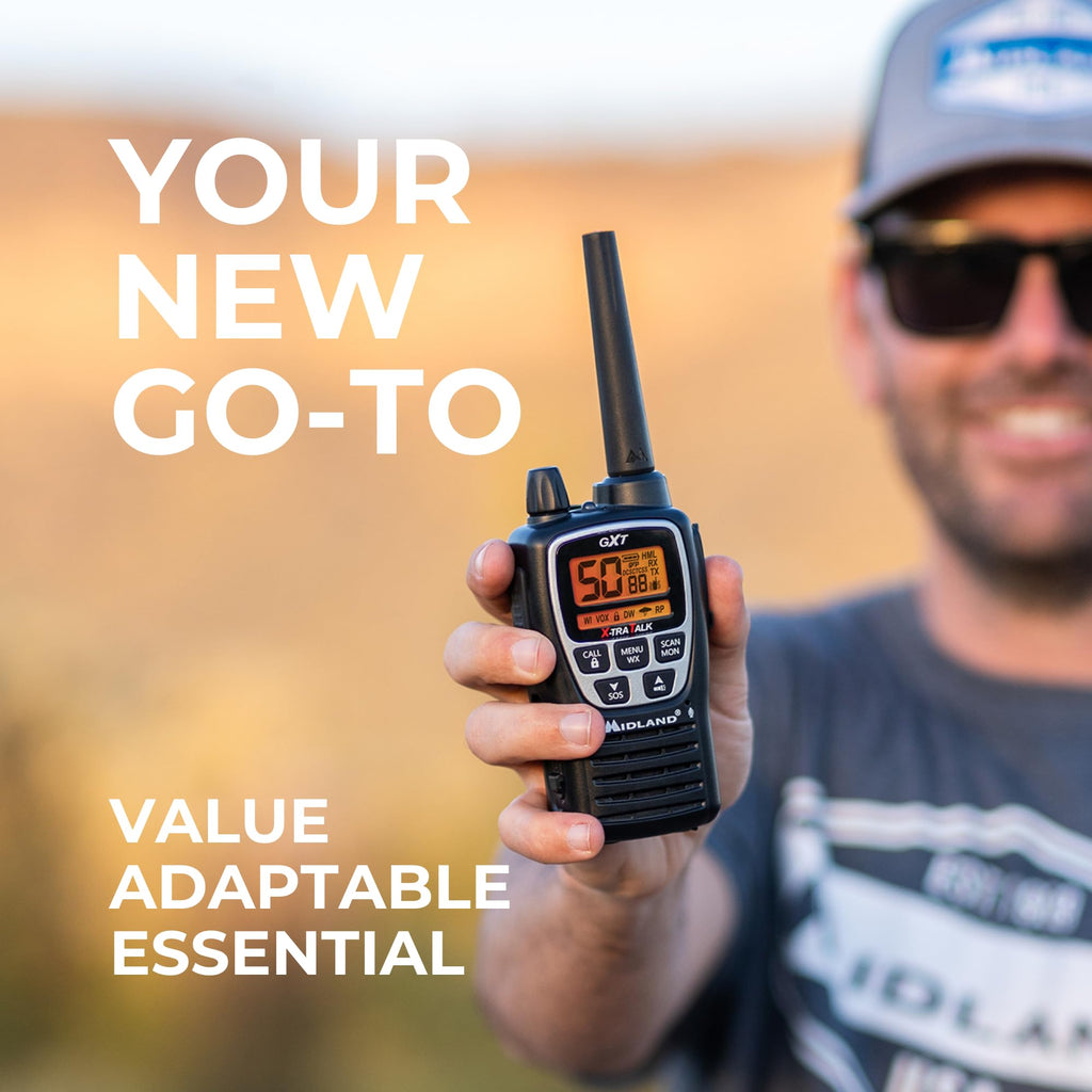 Midland GXT1000 Long-Range 50-Channel GMRS Radio Set