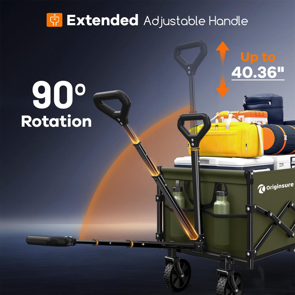 Originsure Collapsible Utility Wagon for Family Outings