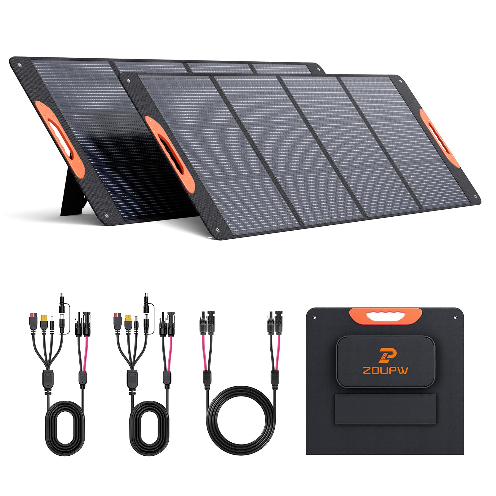 ZOUPW Portable Solar Panel for Camping and Travel