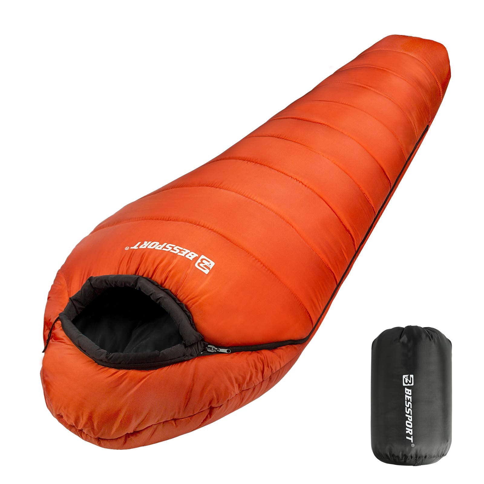 Bessport 15–45°F 3–4 Season Mummy Sleeping Bag