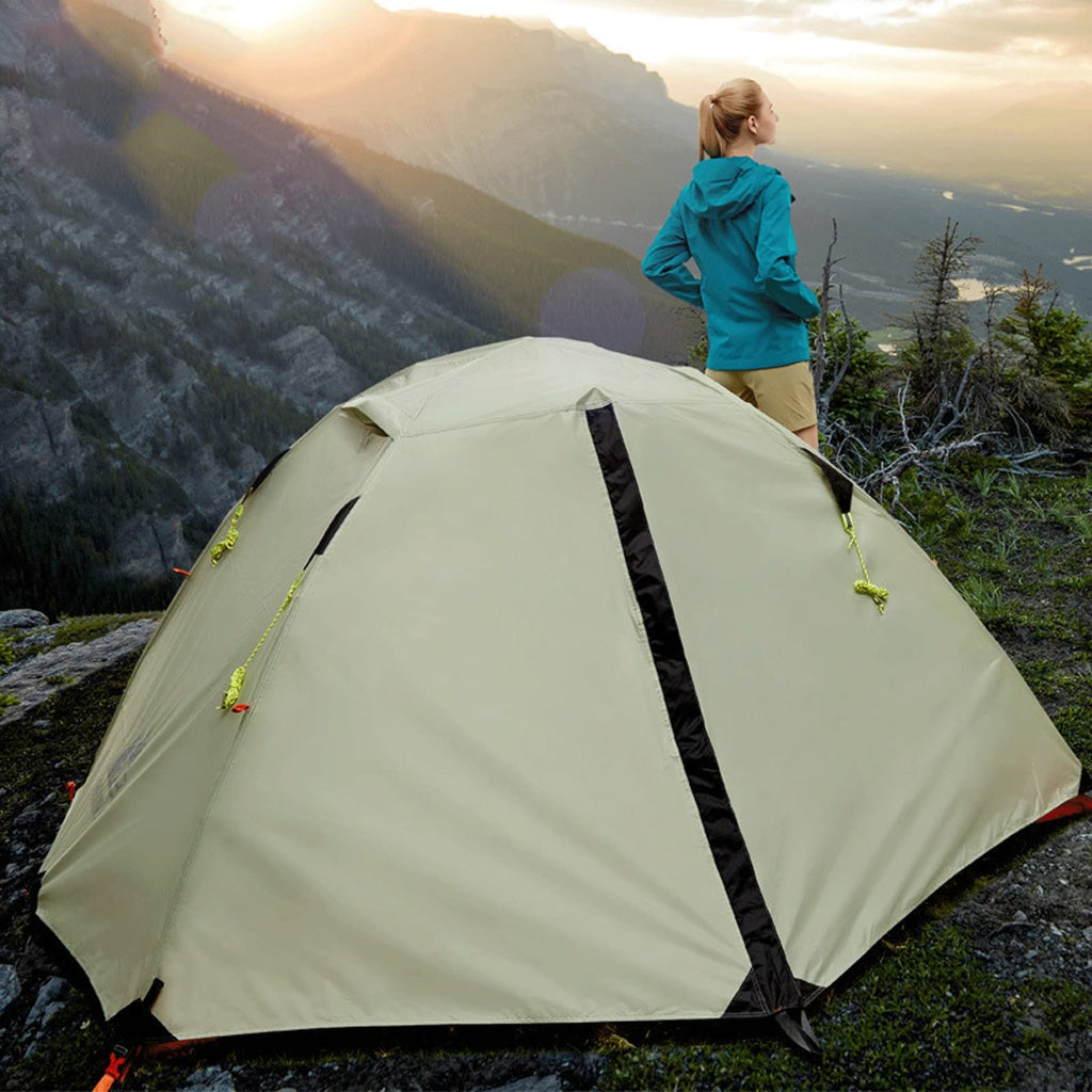 Double-Layer 4-Season Alpine Tent with Aluminum Poles